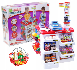 Detská pokladňa - obchod - Supermarket hračkárstve Market pre deti U91