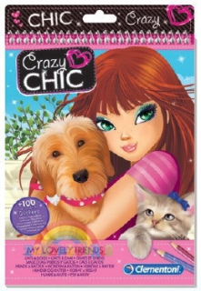 Šablóny nálepiek náčrtu Clemento Dogs Kitties