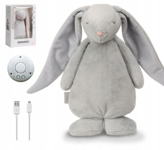 Szumiąży Rabbit Cuddly Grey Moon + Metributor