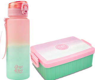 CoolPack fľaša na vodu 600 ml + CoolPack obedár 1100 ml