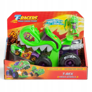 Mega kolesá T-Racers (T-Rex) Figurka ZESTAW