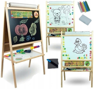 Tabuľka 5v1 Magnetic Chalk Paper Abacus