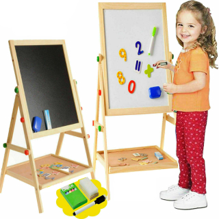 Obojstranne plaketa magnetických krieda 6v1 špongiu