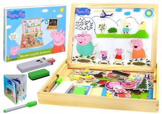 Magnetická tabuľa vzdelávacie Peppa ping