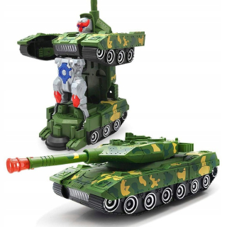 Robot 2v1 na TRANSFORMAČNÚ NÁDRŽ Poháňa so zvukmi LED