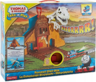 Dráha pre deti, stavebnica - Thomas Tomek pri hľadaní dinosaurovej kosti