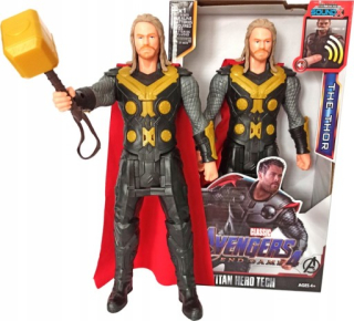 Akčná figúrka, postavička - THOR POHYBLIVÉ VELKÉ OBRAZOVÉ AVENGERY ZVUKU 30 cm