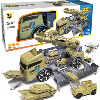 Vojenské autíčko - TIR Truck Lawet Military Car for Fun