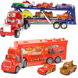 Tatra, nákladné auto - TIR Maniek Container + LAWETA TIR a auto 8W1 CARS