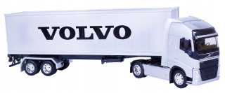 Tatra, nákladné auto - TIR Volvo FH 500 Kovový traktor Welly Náves 01:32