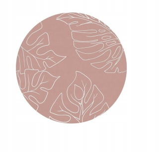 Vzdelávacia podložka pre deti - TODDLEKIND Ochranná podložka Clean Wean Jungle Pink