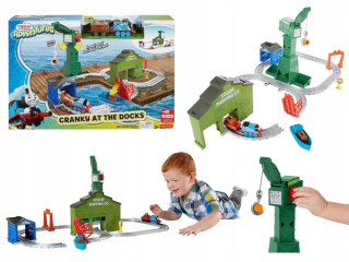 Dráha pre deti, stavebnica - Tomek a kamaráti Fisher Price - Cork v prístave