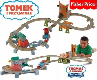 Dráha pre deti, stavebnica - Tomek dobrodružstvo v Fisher Cence Trackmaster Castle