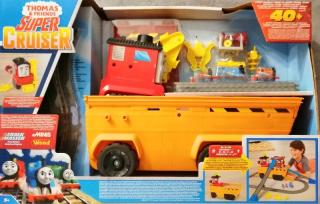 Dráha pre deti, stavebnica - TOMEK SUPER TRANSPORTER STEFANO GDV38 TRACKMASTER
