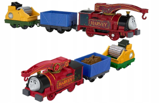 Dráha pre deti, stavebnica - Tomek Trackmaster Motorizovaný Hubcio Wagonics