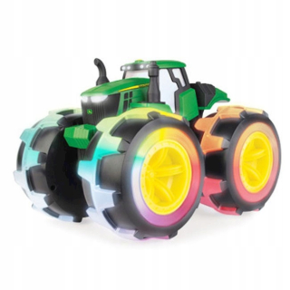 Traktor - Tomy John Deere traktory Monštrum Farebné pneumatiky