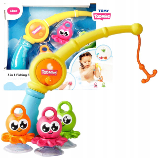 Hračka do vody - Tomy Town Rybársky prút na Octopus E73103 Bath