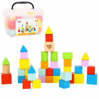Stavebnicové bloky - Took TOY sada drevených blokov (39 el.)