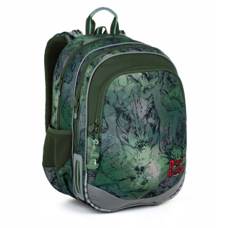 Školský batoh - Topgal School Backpack Elly 22015 Dinosaury. 1-4 kl