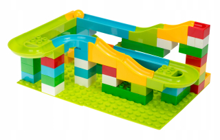 Dráha pre deti, stavebnica - BLOKY KULIČKOVÝCH PÁSOV LABYRINTH 73el.