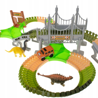 Car dinosaurie stopy + auto 228el.