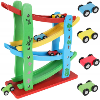 Gazáž pre autíčka - Car cesta slide dojčatá deti