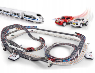 RACING TRACK GIANT ELEKTRICKÁ KOLEJŇA + VLAK