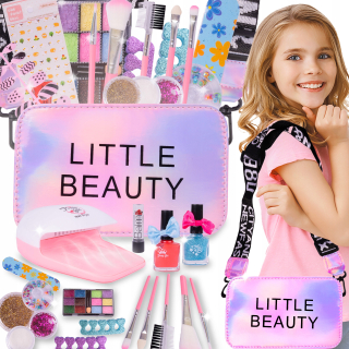 TAŠKA KOZMETICKÝ SET MAKE-UP KOZMETICKÁ TAŠKA PRE DIEVČATKO