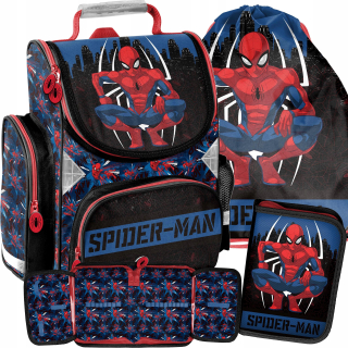 Aktovka, školská taška - Školská taška Spiderman Boys Set 3ELE