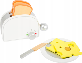 Detská kuchynka - Drevená toster Breakfast set 7 dielov