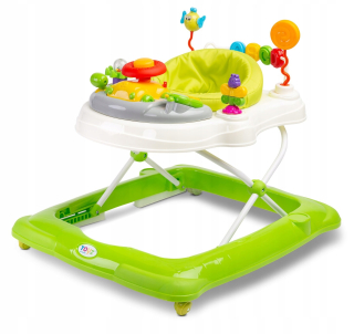 Chodítko pre deti - TOYZ CARETERO Walker STEPP-vzdelávací zelený panel