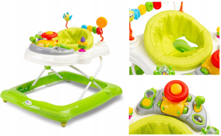 Chodítko pre deti - Toyz Walker Educational Education Stepp Green