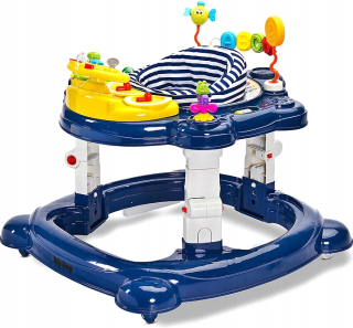Chodítko pre deti - Toyz Interactive Walker Jeździk Hiphop 6m + Navy