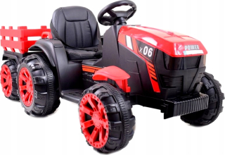 12V AKUMULÁTOROVÝ TRAKTOR, 2 MOTORY, DIAĽKOVÝ PRÍV