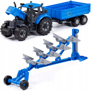 TRAKTOR TRAKTOR S POĽNOHOSPODÁRSKOU DOSKOVÝ PRÍVES PROGR