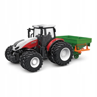 TRAKTOR RC TRAKTOR DVOJKOLESOVÝ POĽNOHOSPODÁRSKY STROJ DARČEK
