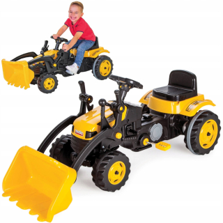 Artyk detský traktor Čierna, Sivá, Žltá