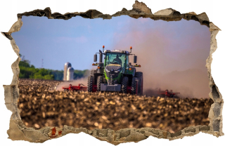 Detské samolepky na stenu - TRAKTOR Samolepka na stenu 100x65 # 216