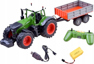 Auto na diaľkové ovládanie - Traktor s diaľkovým prívesom riadené RC modelu