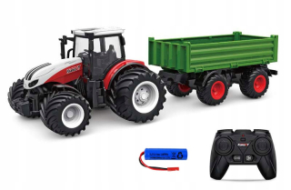 Diaľkový traktor traktor s prívesom RC 6645B