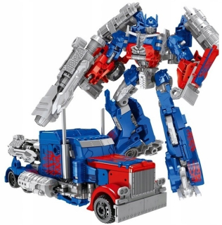Akčná figúrka, postavička - TRANSFORMÁTOR OPTIMUS 17 CM KOVOVÝ AUTOMATICKÝ ROBOT W-WA