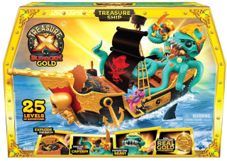 Zberateľská figúrka - TREASURE X SUNKEN GOLD 25 LEVELI POKLADNÝ LOD
