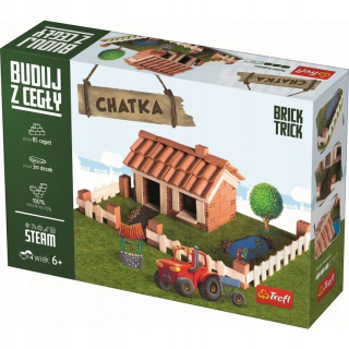 Stavebnica pre deti - Trefl Build Brick Trick Chatka M 60.874