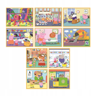 TREFL PUZZLE 10IN1 PIG PEPPA 329 EL