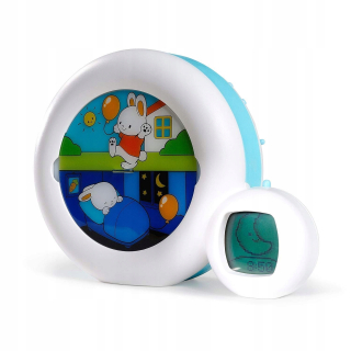 Nočná lampa do detskej izby - Spánok tréner lampa budík pre dieťa Claessens