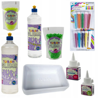 TUBAN MEGA SLIME SADA NA VÝROBU SLIM 13IN1