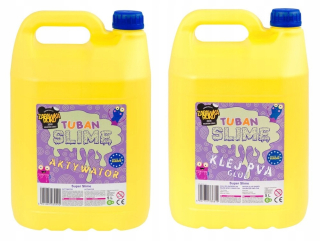 Sada TUBAN: Lepidlo 5l + Aktivátor 5l SLIME GLUTY