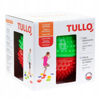 Zvukova hračka - Tullo Senzorická hemisféra pre cvičenia a masáže 2ks