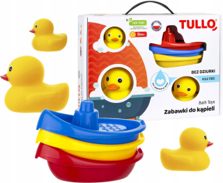 Hračky Tullo Bath Hračky bez diery s kačicou