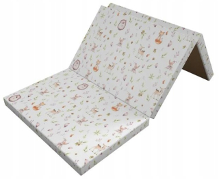 SKLADACÍ CESTOVNÝ MATRAC 120x60cm LESNÁ TAŠKA NA ČAS PRE BABY